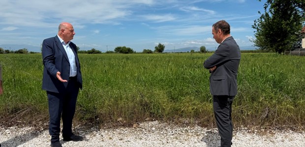 Αυτοψία σε πληγείσες καλλιέργειες στον Παλαμά Καρδίτσας